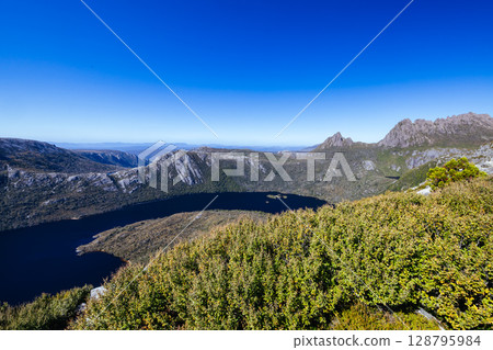 Marions Lookout at Cradle Mountain in Tasmania Australia Marions Lookout at Cradle Mountain in Tasmania Australia 128795984