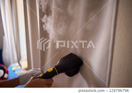 Steam Cleaning Your Curtains for a Fresh and Invigorating Look That Enhances Your Space 128796796
