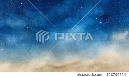 夜空中的雲 128796834