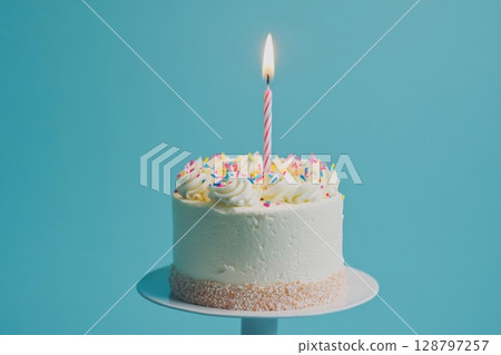 Celebrate Special Day With Delicious Cake and Sweet Candies, Celebration Theme 128797257