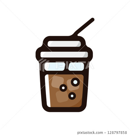 Cola illustration icon (fast food, drink, food and drink menu material) Cola illustration icon (fast food, drink, food and drink menu material) 128797858