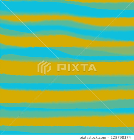 Watercolor style blue and yellow striped pastel color border background Watercolor style blue and yellow striped pastel color border background 128798374
