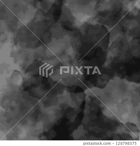 Abstract background of black and black smudged ink style grunge texture 128798375