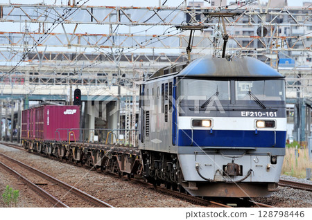 東海道幹線平塚 JR 貨運 EF210-161(新鶴見) 東海道幹線平塚 JR 貨運 EF210-161(新鶴見) 128798446