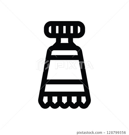 Paint tube icon, drawing tool icon. Art supplies for painting 128799356