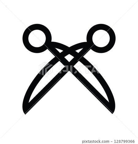 Scissors icon, cut tool icon 128799366