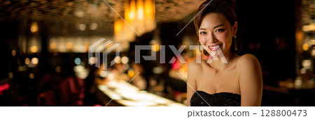 Glamorous night work woman 02 128800473