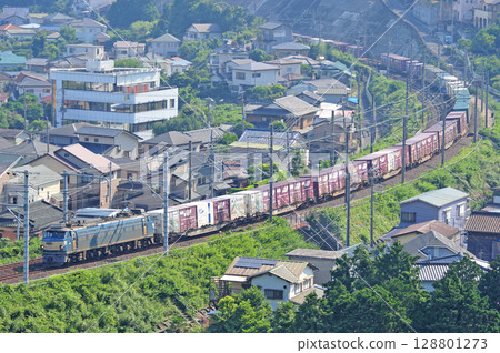 Tokaido Main Line, Yugawara-Manazuru, JR Freight, EF66-21 (Suita) Tokaido Main Line, Yugawara-Manazuru, JR Freight, EF66-21 (Suita) 128801273