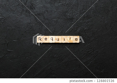 reprimand word written on wood block. reprimand text on table, concept 128801516