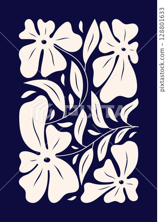 Abstract wavy decor. 128801633