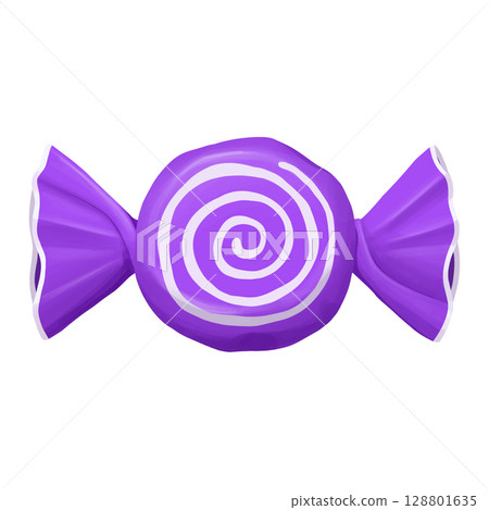 Halloween spiral wrapped candy 128801635