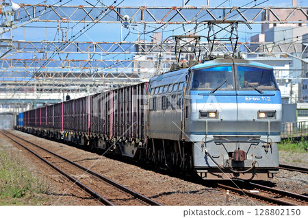 東海道本線平塚JR貨運EF66-112(深田) 東海道本線平塚JR貨運EF66-112(深田) 128802150