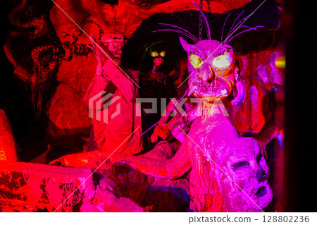 Terrifying Sculptures in the Hell Palace of Linh Phuoc Pagoda, Da Lat Spiritual Underworld 128802236