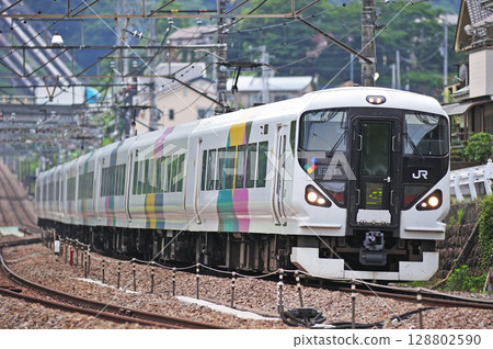 中央本線上野原JR東E257系列M-107編隊(松本)梓海治 128802590