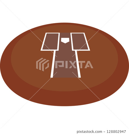 擊球手區插圖素材（向量）|棒球與運動 128802947