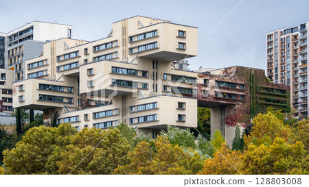 The headquarters of the Bank of Georgia in Tbilisi 128803008