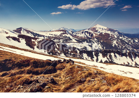 Beautiful mountains landscape Beautiful mountains landscape 128803374