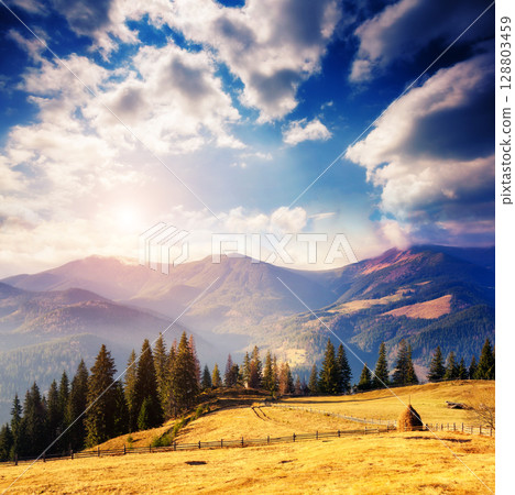 Beautiful countryside landscape Beautiful countryside landscape 128803459