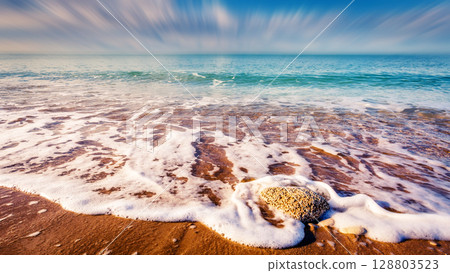 sea and wave sea and wave 128803523