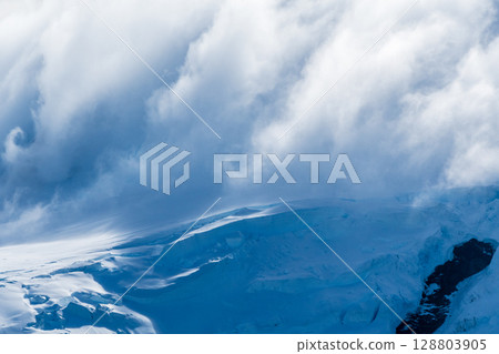 Antarctic landscape near Mikkelsen Harbour 128803905