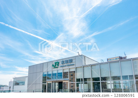 Natori Station East Exit Bridge Station Building Natori Station East Exit Bridge Station Building 128806591