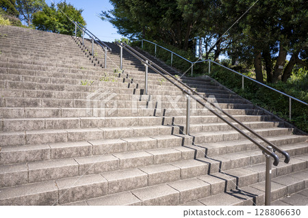 Stone steps, steps, park, facility Stone steps, steps, park, facility 128806630