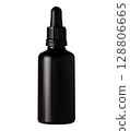Beauty serum cosmetic dropper bottle. Essential oil 128806665