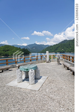 夏天的八木澤水壩、奧利根湖展望台 夏天的八木澤水壩、奧利根湖展望台 128806810