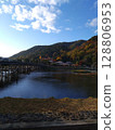 Togetsu-kyo Bridge in autumn 128806953