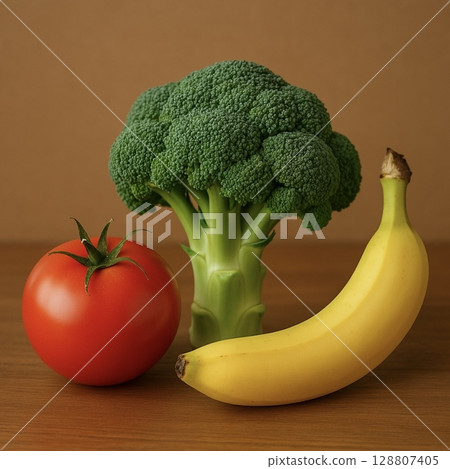 餐桌上的蔬菜 128807405