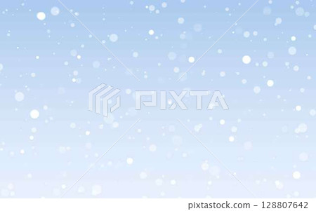 銀白色的世界，美麗的散景 128807642