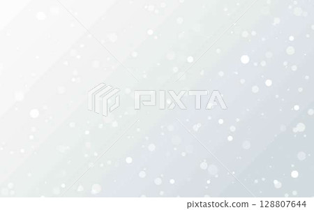 銀白色的世界，美麗的散景 128807644