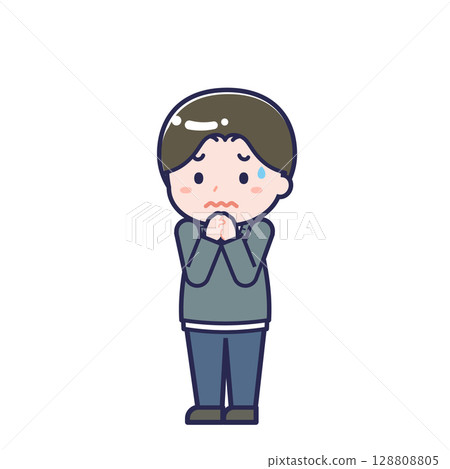 Plain-clothed adult / diagonal / male 23 Plain-clothed adult / diagonal / male 23 128808805