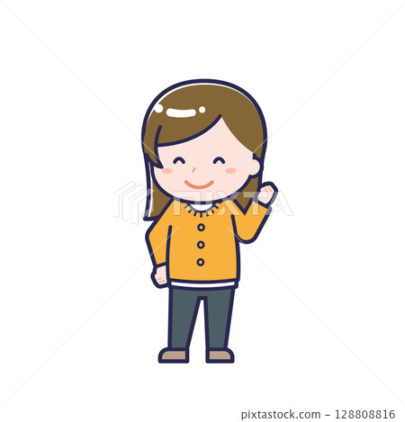 Plain-clothed adult/diagonal/female 04 Plain-clothed adult/diagonal/female 04 128808816