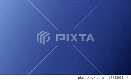 Abstract purple geometric shape design elements on blue background, minimal style. Vector illustration 128809144