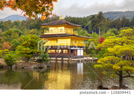 Kinkakuji temple Kinkakuji (Golden Pavilion) Zen temple in northern Kyoto Japan. Kinkakuji temple Kinkakuji (Golden Pavilion) Zen temple in northern Kyoto Japan. 128809441