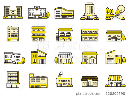 Housing & Architecture icons 03 Housing & Architecture icons 03 128809598