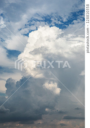 Developing cumulonimbus Developing cumulonimbus 128810358