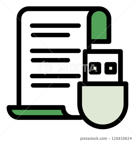 插圖圖示素材：U盤檔049 128810624