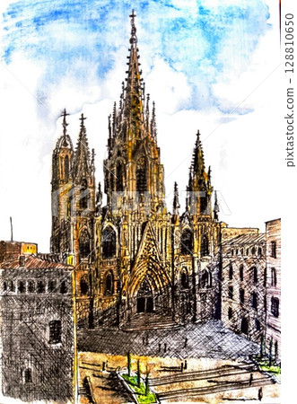 巴塞羅那大教堂 巴塞羅那大教堂 128810650
