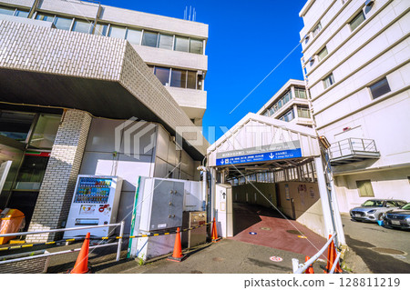 Yokohama cityscape in Japan, overlooking the south-east exit of Yokohama Station Yokohama cityscape in Japan, overlooking the south-east exit of Yokohama Station 128811219
