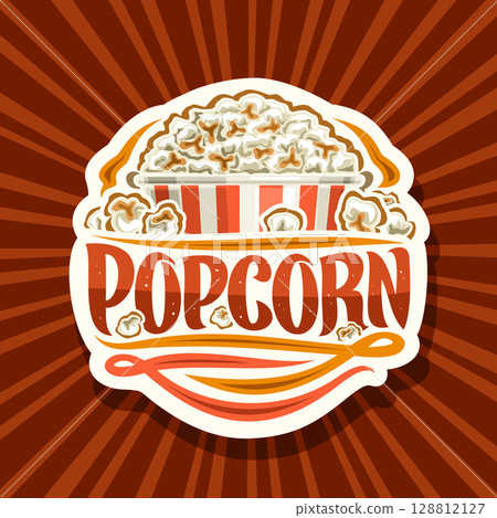 Vector logo for Popcorn Vector logo for Popcorn 128812127