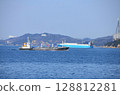 Cargo ship in the Seto Inland Sea 128812281