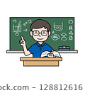 學校生活_科學老師_Polo衫 128812616