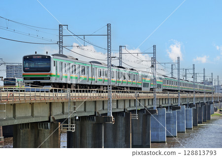 東海道本線茅崎平塚JR東E231系列1000系列K-01編隊(國分) 東海道本線茅崎平塚JR東E231系列1000系列K-01編隊(國分) 128813793