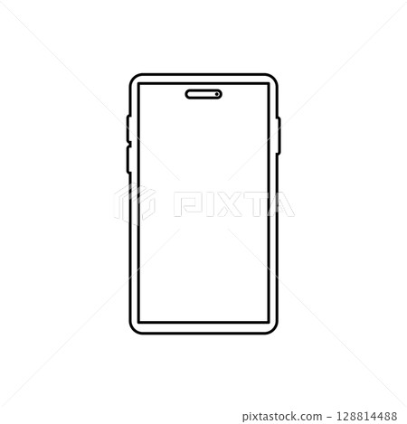 簡單的智慧型手機圖標 簡單的智慧型手機圖標 128814488