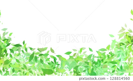 清爽的綠色幾何圖案框架材料 清爽的綠色幾何圖案框架材料 128814560