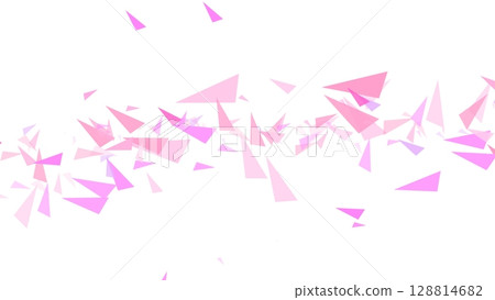 Colorful polygonal polygonal graphic pink color background illustration 128814682