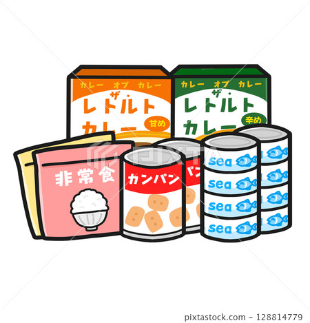 Emergency food set 128814779