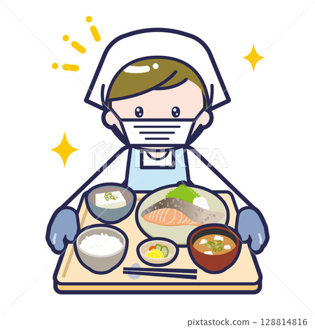 提供食物的男人 提供食物的男人 128814816